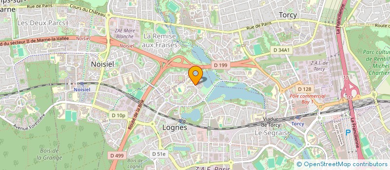 localisation de l'entreprise ASSOC CENT CULTUREL & SPORT FRANCO ASIAT à LOGNES
