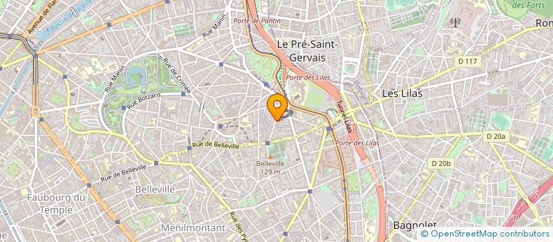 localisation de l'entreprise ASSOC CENTR PSYCHO PEDAGOGIQUE à PARIS