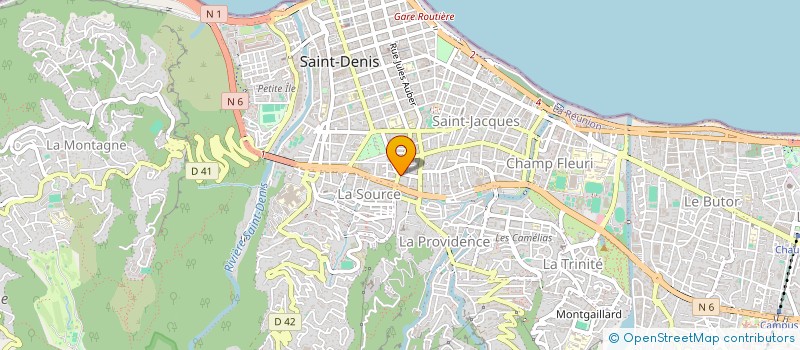 localisation de l'entreprise ASSOC CENTR RESSOUR PETIT ENFAN RUISSEAU à SAINT-DENIS