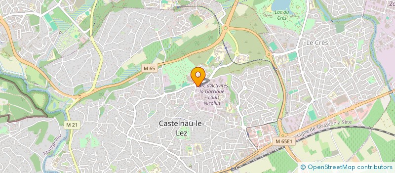 localisation de l'entreprise ASSOC CENTRE AIDE PAR LE TRAVAIL à CASTELNAU-LE-LEZ