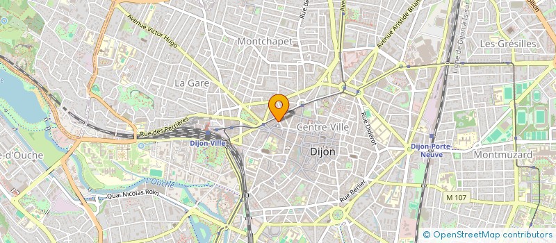 localisation de l'entreprise ASSOC CENYTRE EDUCATIF ET SOCIAL HABAD à DIJON