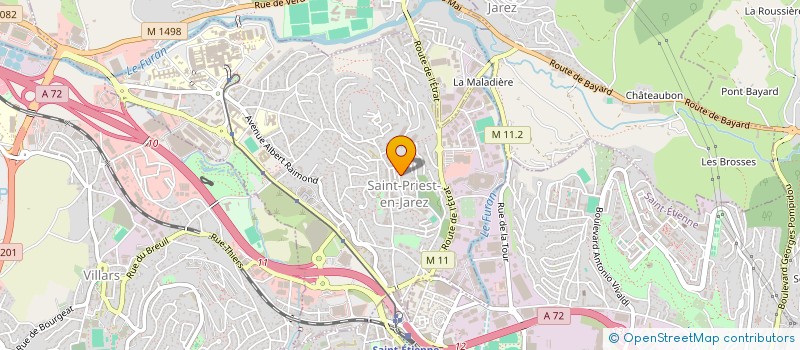 localisation de l'entreprise ASSOC CERCLE DE ST PRIEST EN JAREZ  SAINT-PRIEST-EN-JAREZ