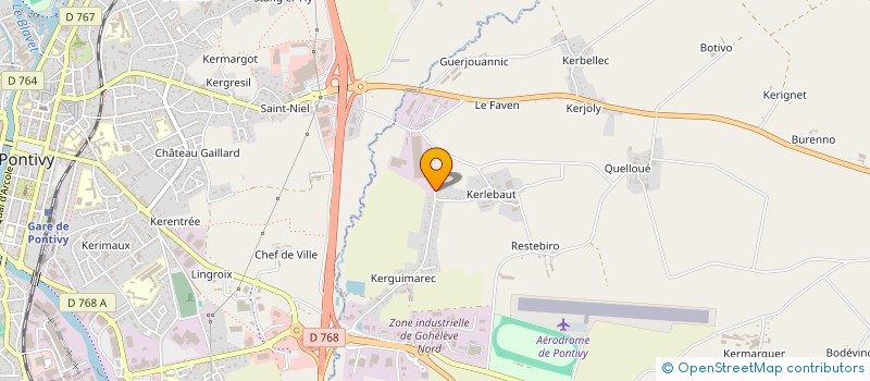 localisation de l'entreprise ASSOC CERCLE ETUDE KINESITHERAPIE CE ETU à NOYAL-PONTIVY