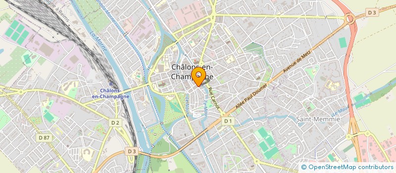 localisation de l'entreprise ASSOC CHALONNAISE DE PAINTBALL  CHALONS-EN-CHAMPAGNE