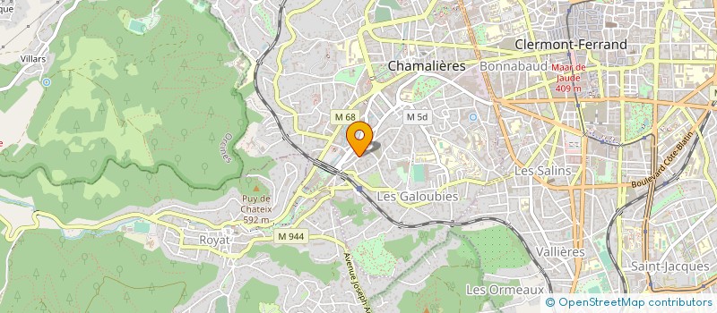 localisation de l'entreprise ASSOC CHARMES ET SAVEURS DE FRANCE à CHAMALIERES