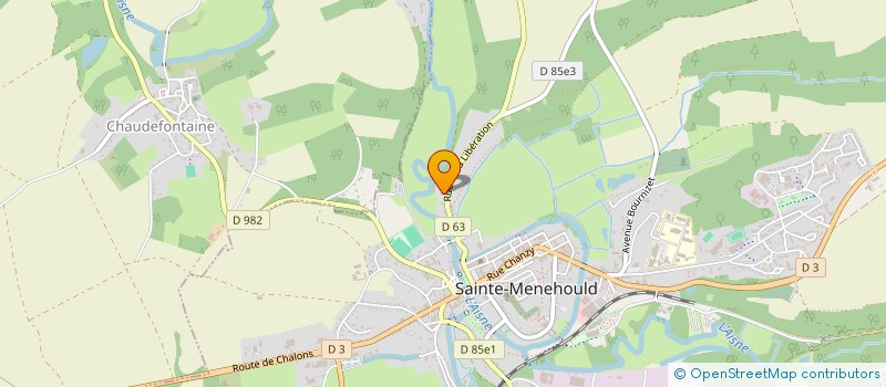 localisation de l'entreprise ASSOC CHASSEURS FONTAINE D OLIVE  SAINTE-MENEHOULD