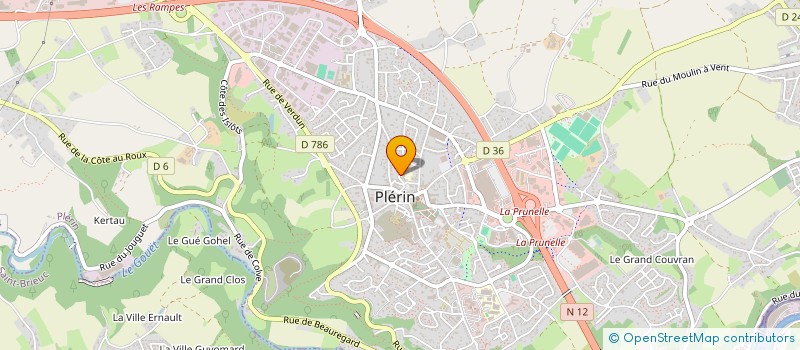 localisation de l'entreprise ASSOC CHEFS FAMILLES ECOLES PRIVEES  PLERIN