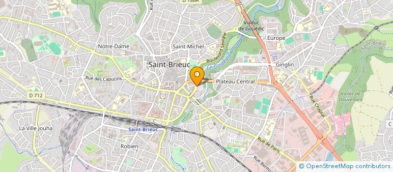 localisation de l'entreprise ASSOC CHEMINS DE FER COTES D ARMOR à SAINT-BRIEUC