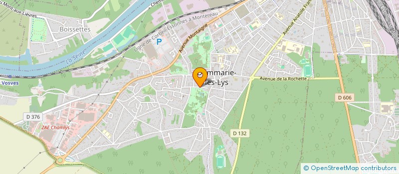 localisation de l'entreprise ASSOC CINEMA DES VILLES ET DES CHAMPS à DAMMARIE-LES-LYS