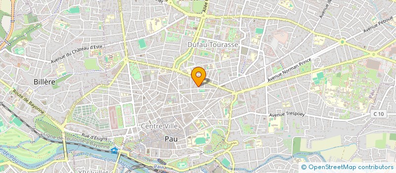 localisation de l'entreprise ASSOC CLEMENCIA à PAU