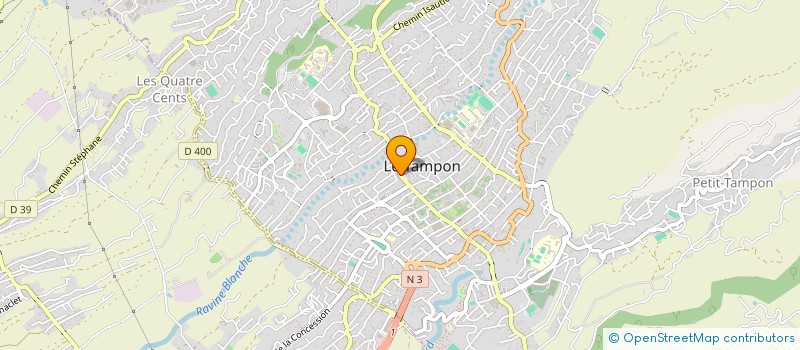 localisation de l'entreprise ASSOC CLUB DES ACCROS DE L'INFORMATIQUE  LE TAMPON