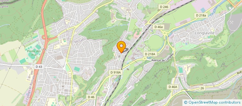 localisation de l'entreprise ASSOC CLUB DES CEINTURES NOIRES à LONGWY