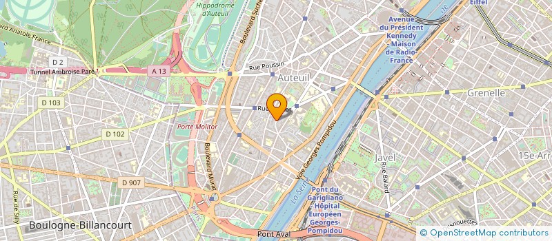 localisation de l'entreprise ASSOC CLUB MOUCHE ILE DE FRANCE à PARIS