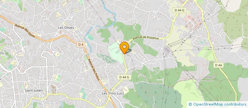 localisation de l'entreprise ASSOC CLUB OMNISPORTS DES 3 LUCS à MARSEILLE