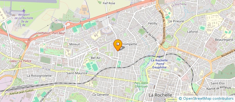 localisation de l'entreprise ASSOC CLUB PUGILISTIQUE ROCHELAIS  LA ROCHELLE