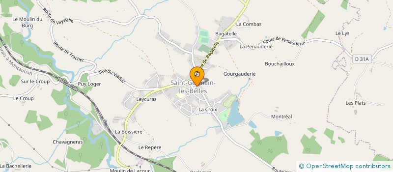 localisation de l'entreprise ASSOC COM DE CHASSE AGREEE à MAGNAC-BOURG