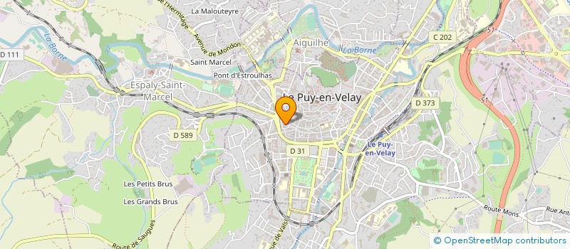 localisation de l'entreprise ASSOC COMMERCANT MARCHE COUVERT à LE PUY-EN-VELAY