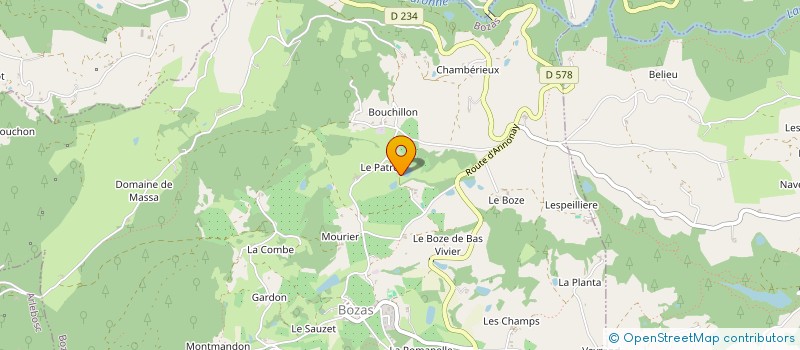 localisation de l'entreprise ASSOC COMMERCANTS ARTISANS ST FELICIEN  SAINT-FELICIEN