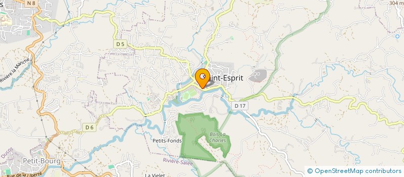 localisation de l'entreprise ASSOC COMMERCANTS ARTISANTS DU ST ESPRIT  SAINT-ESPRIT