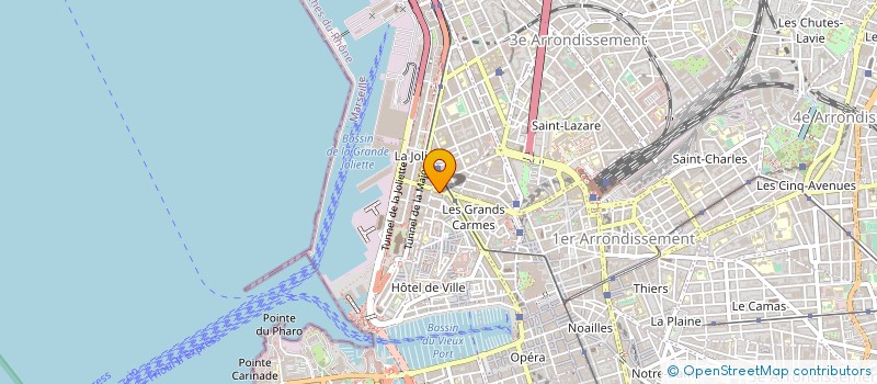 localisation de l'entreprise ASSOC COMMIS AFFRET ROUTIERS à MARSEILLE