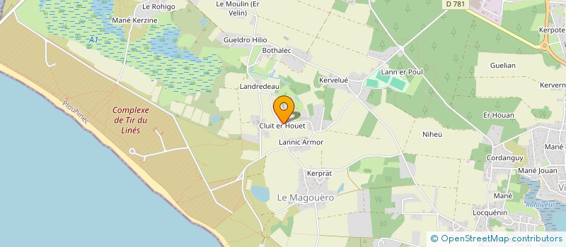localisation de l'entreprise ASSOC COMMUNALE DE CHASSE à PLOUHINEC