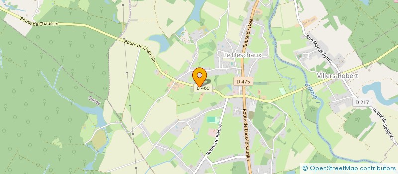 localisation de l'entreprise ASSOC COMMUNALE DE CHASSE  PESEUX