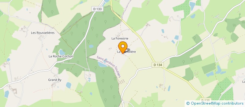 localisation de l'entreprise ASSOC COMMUNALE DE CHASSE AGRE  MAZIERES-EN-GATINE
