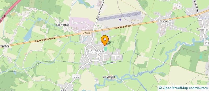 localisation de l'entreprise ASSOC COMMUNALE DE CHASSE DE COURLAOUX  COURLAOUX