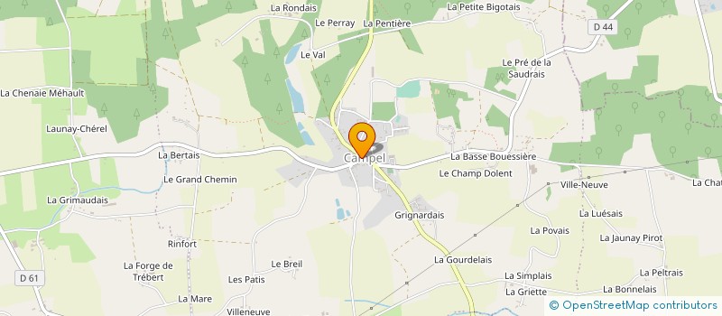 localisation de l'entreprise ASSOC COMMUNALE DES CHASSEURS à COMBLESSAC
