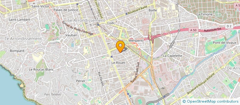 localisation de l'entreprise ASSOC COMMUNAUTE ISRAELITE MARSEILLE à MARSEILLE
