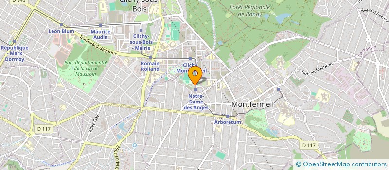 localisation de l'entreprise ASSOC COMMUNIC LOISIRS JEUNES BOSQUETS à MONTFERMEIL
