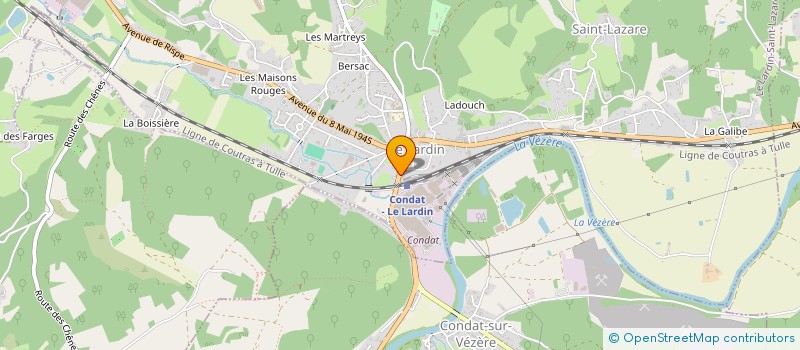 localisation de l'entreprise ASSOC COMMUNIQUER POUR SE COMPRENDRE à LE LARDIN-SAINT-LAZARE