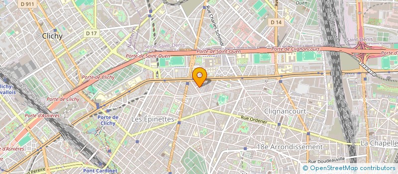 localisation de l'entreprise ASSOC COMPAGNONS DE L'OEUVRE SOCIALE à PARIS