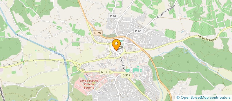 localisation de l'entreprise ASSOC CONCERTS ECOLE MUNICIPALE MUSIQUE LAMBESC  LAMBESC