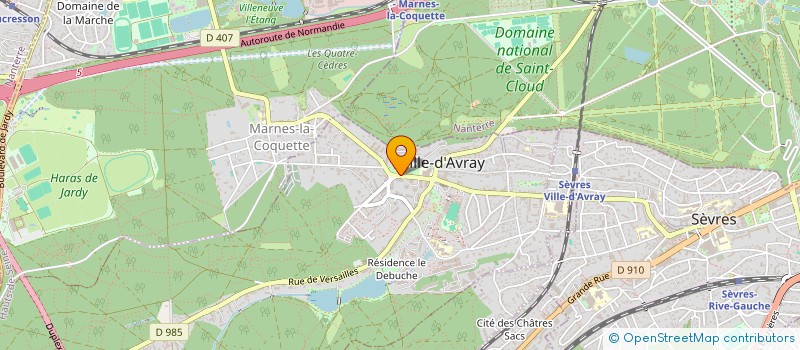 localisation de l'entreprise ASSOC CONCERTS VILLE D AVRAY à VILLE-D'AVRAY