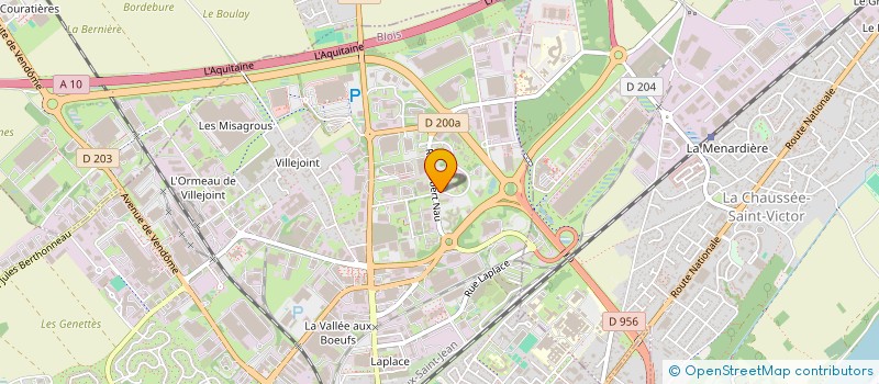 localisation de l'entreprise ASSOC CONCESSIONNAIRE AUTOMOBILE BLESOIS  BLOIS