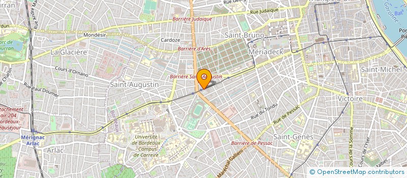 localisation de l'entreprise ASSOC CONSEIL ARCHITECT URBANI ENVIRON33 à BORDEAUX