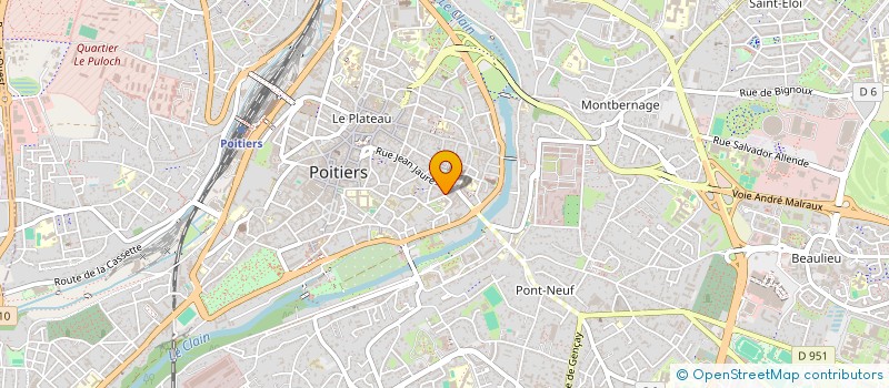 localisation de l'entreprise ASSOC CONSERVATEURS COLLECTION PUBLIQUE  POITIERS