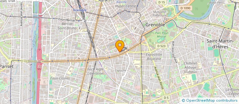 localisation de l'entreprise ASSOC CONSISTORIALE JUIVE à GRENOBLE