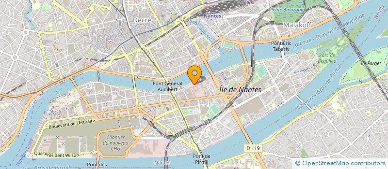localisation de l'entreprise ASSOC CONTR REST SERV PENSIONS à NANTES