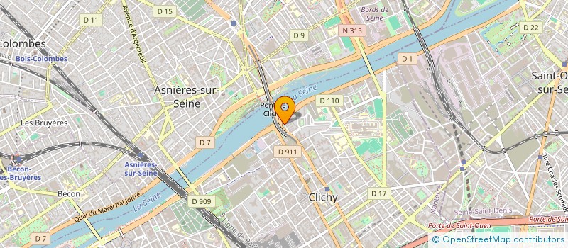 localisation de l'entreprise ASSOC CONTRE LE CHOMAGE DU 92 à CLICHY