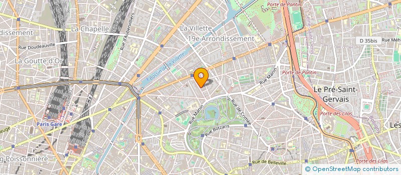 localisation de l'entreprise ASSOC COOP DEVELOP ECHANGE AMERIQUE LATI  PARIS