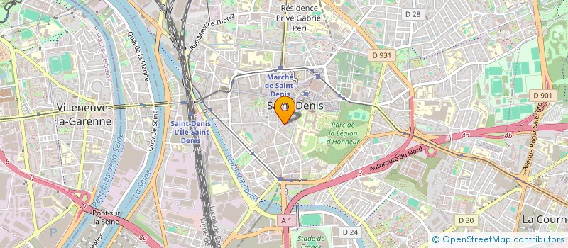 localisation de l'entreprise ASSOC COOP RECH APPLIC FORMATIONS TECHN à SAINT-DENIS