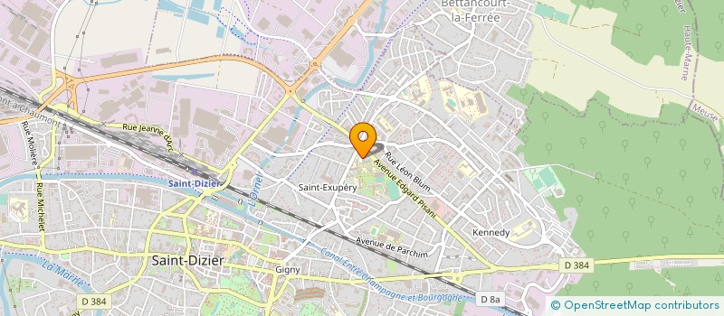 localisation de l'entreprise ASSOC COOP TECHNI INVESTIGATION VENTE à SAINT-DIZIER