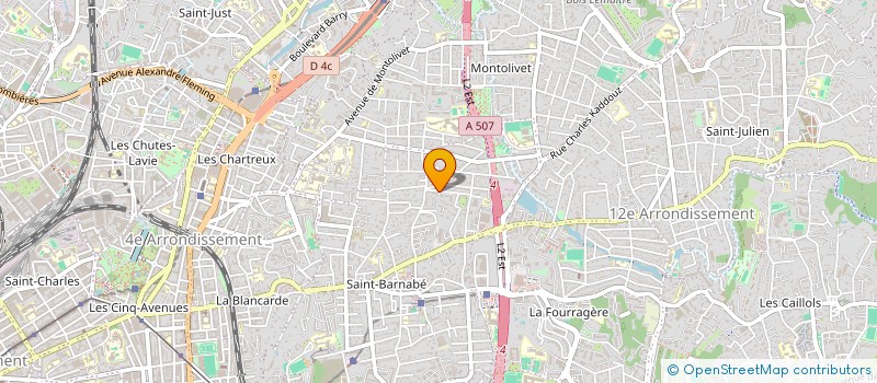 localisation de l'entreprise ASSOC COOPCINELLE à MARSEILLE