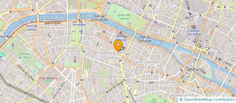 localisation de l'entreprise ASSOC COORDINATION AGENTS DETACHES MAE  PARIS