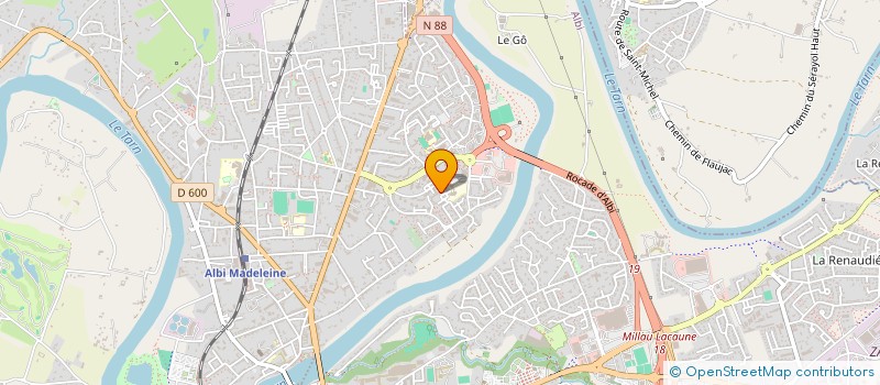 localisation de l'entreprise ASSOC COORDINATION UN MIEUX VIEILLIR à ALBI