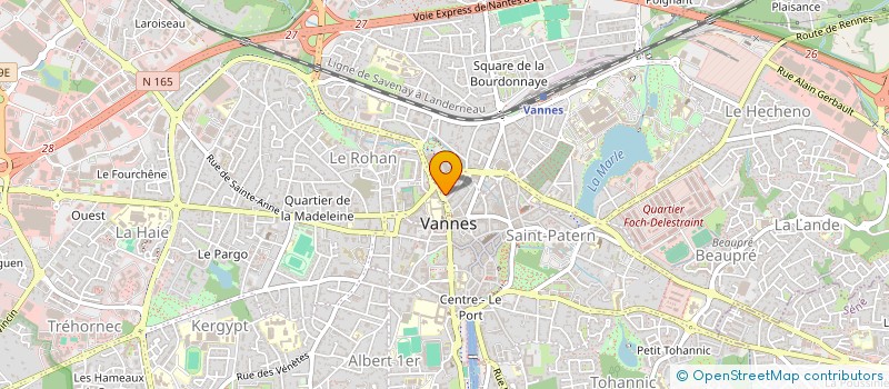 localisation de l'entreprise ASSOC COPROP RES 8 MAI 1945 à VANNES