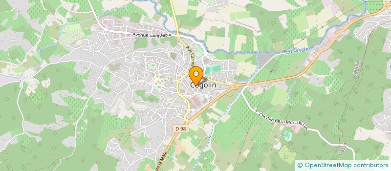 localisation de l'entreprise ASSOC COPROPRI COGOLIN VILLAGE à COGOLIN
