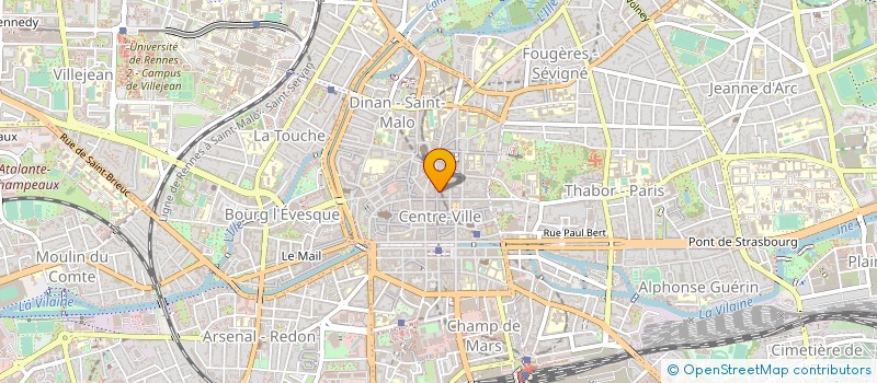 localisation de l'entreprise ASSOC COPROPRIETAIRES  RENNES